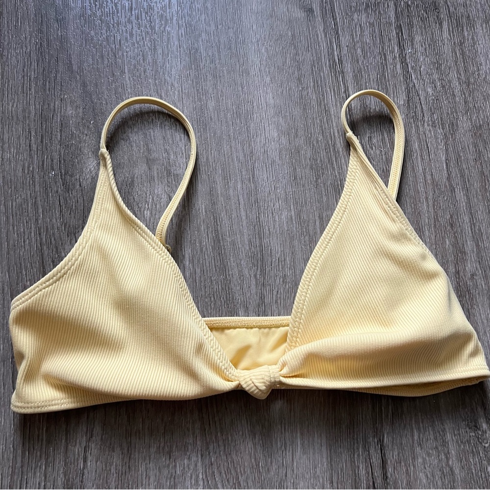La Hearts Yellow Bikini Swimwear